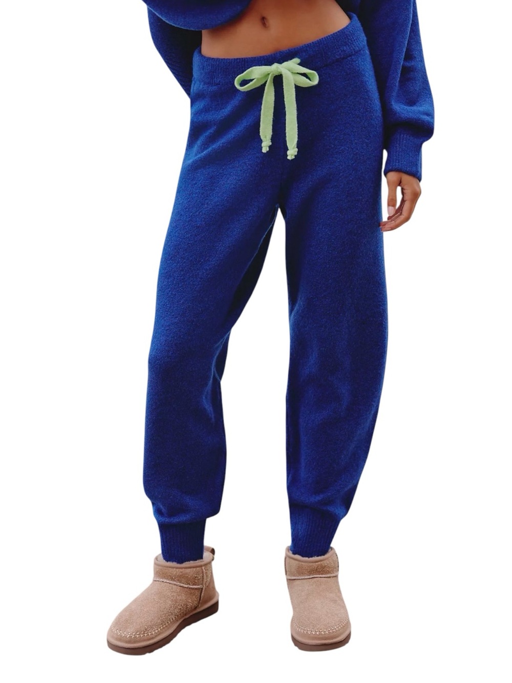 Daily Practice Huddle Up Pop Cord Joggers Navy XXS Anthropologie Pull On